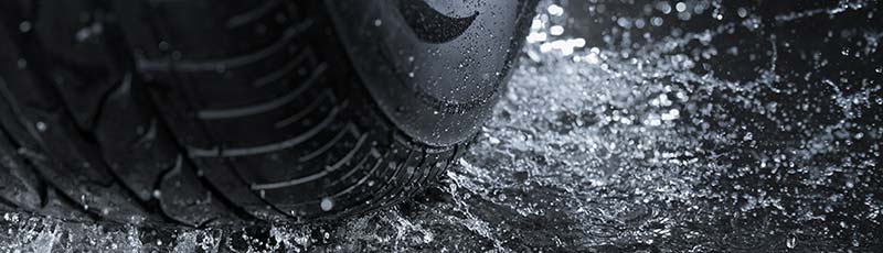 rouler par temps de pluie